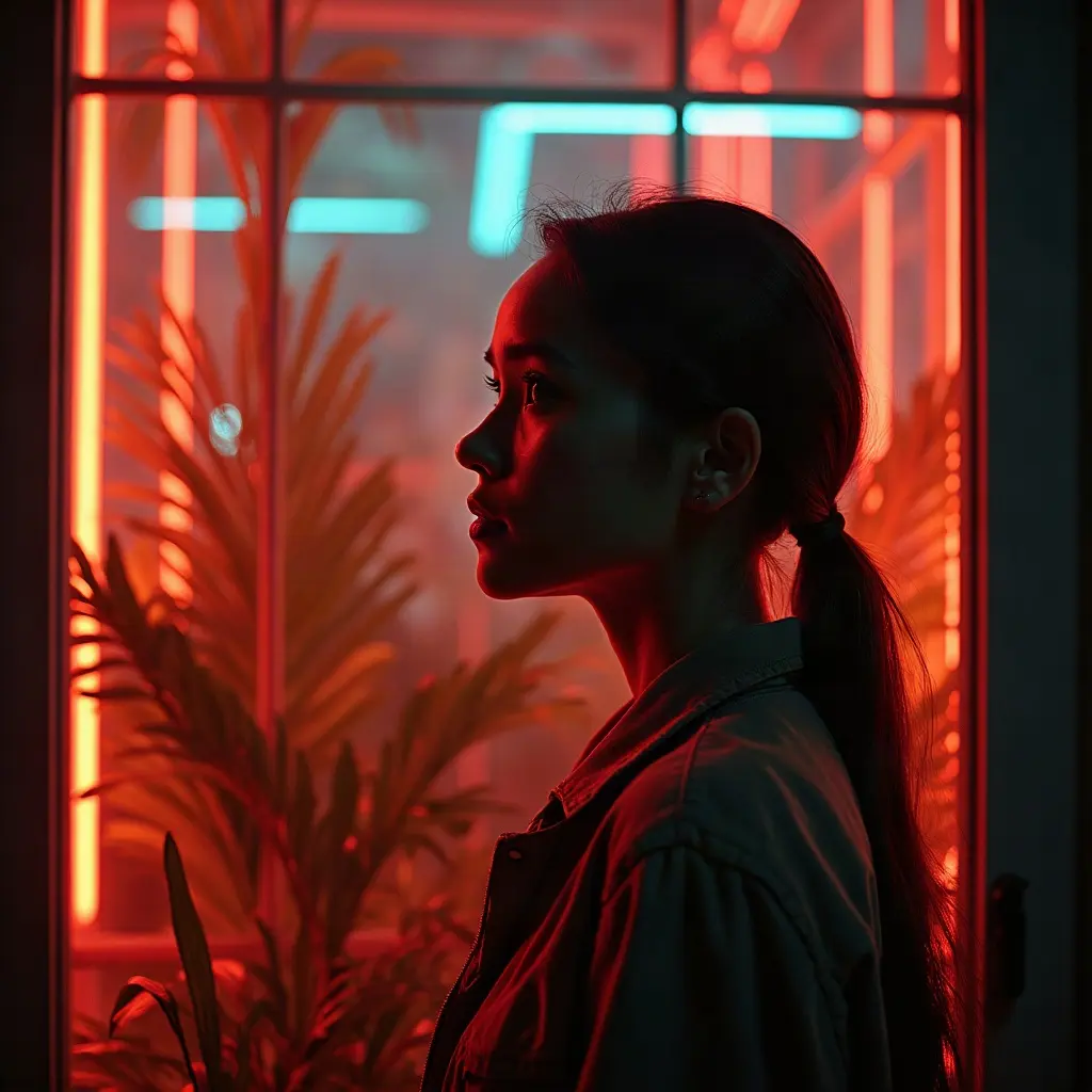 Neon Noir style